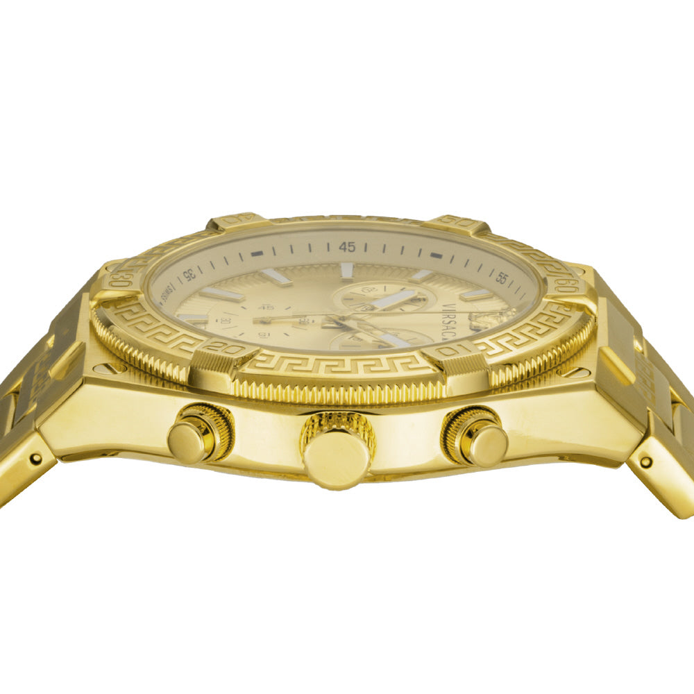 IPPO JAPAN WATCH VESO01424 Watch - Sporty Greca 2-Year Warranty Gold Stylish Design Durable Construction Water-Resistant (Ima