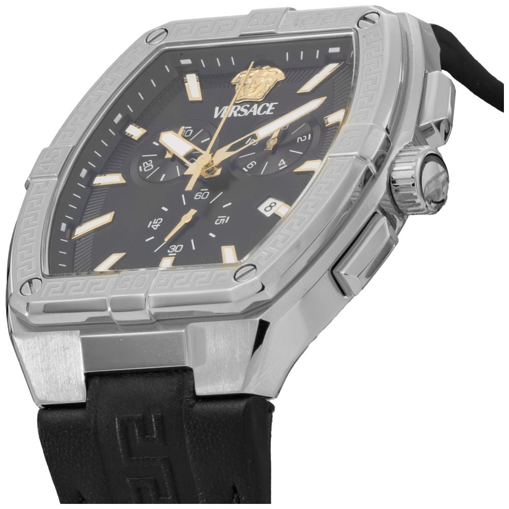 VERSACE VESP00124 Watch - Sporty Tonneau Greca Design 2-Year Warranty Black Color Stylish and Durable Timepiece (Image 4)