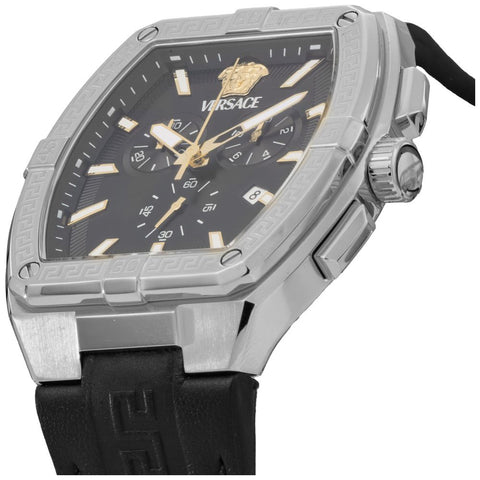 VERSACE VESP00124 Watch - Sporty Tonneau Greca Design 2-Year Warranty Black Color Stylish and Durable Timepiece (Image 4)