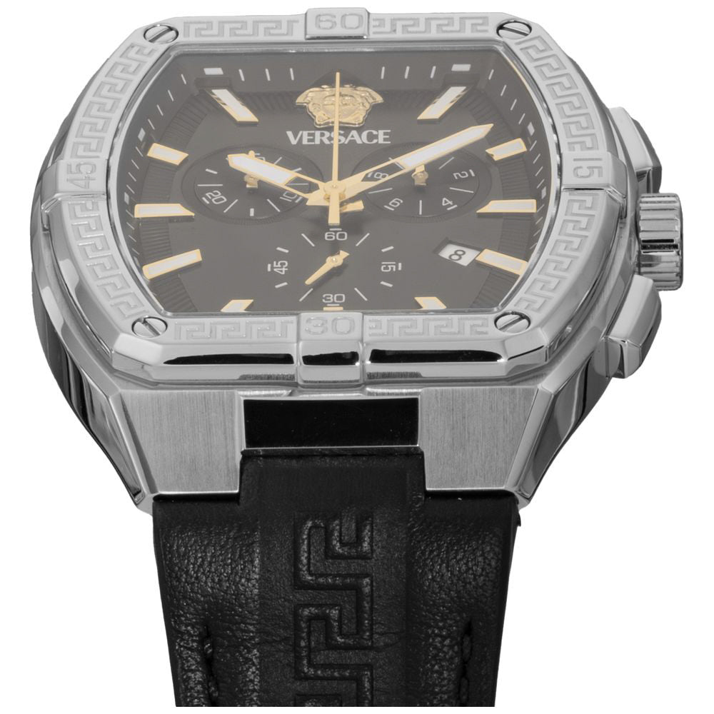 VERSACE VESP00124 Watch - Sporty Tonneau Greca Design 2-Year Warranty Black Color Stylish and Durable Timepiece (Image 5)