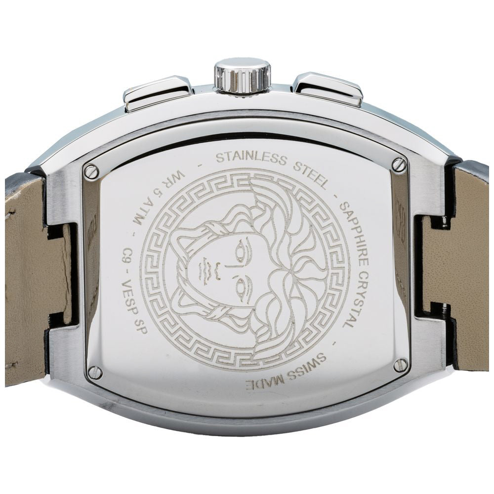 VERSACE VESP00124 Watch - Sporty Tonneau Greca Design 2-Year Warranty Black Color Stylish and Durable Timepiece (Image 7)