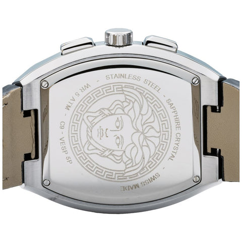 VERSACE VESP00124 Watch - Sporty Tonneau Greca Design 2-Year Warranty Black Color Stylish and Durable Timepiece (Image 7)