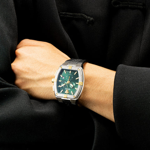 VESP00825 Sporty Tonneau Greca 2-Year Warranty Black Green Stylish Design Durable Build Water Resistant