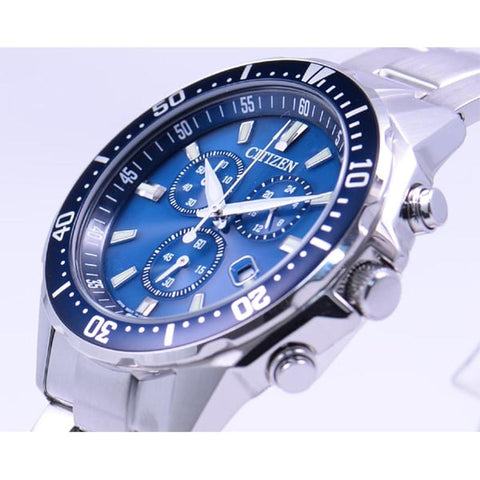 "Citizen Men's Eco-Drive Chronograph Diver Design Watch VO10-6772F"