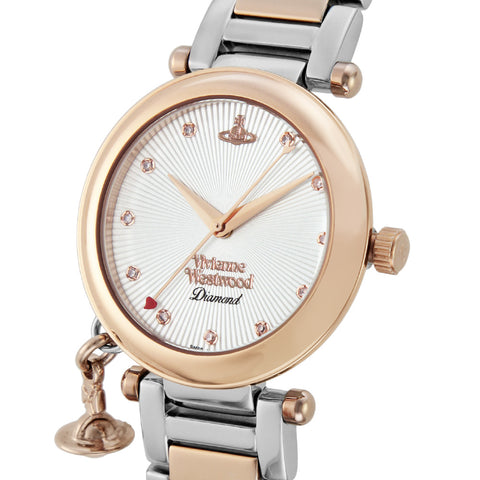 VV006SLRS ORBDIAMOND Elegant Design Swiss Movement Water Resistant Stainless Steel Band