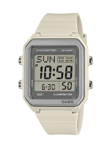 CASIO W-221H-8AJF Ivory Digital Display Water Resistant L | IPPO