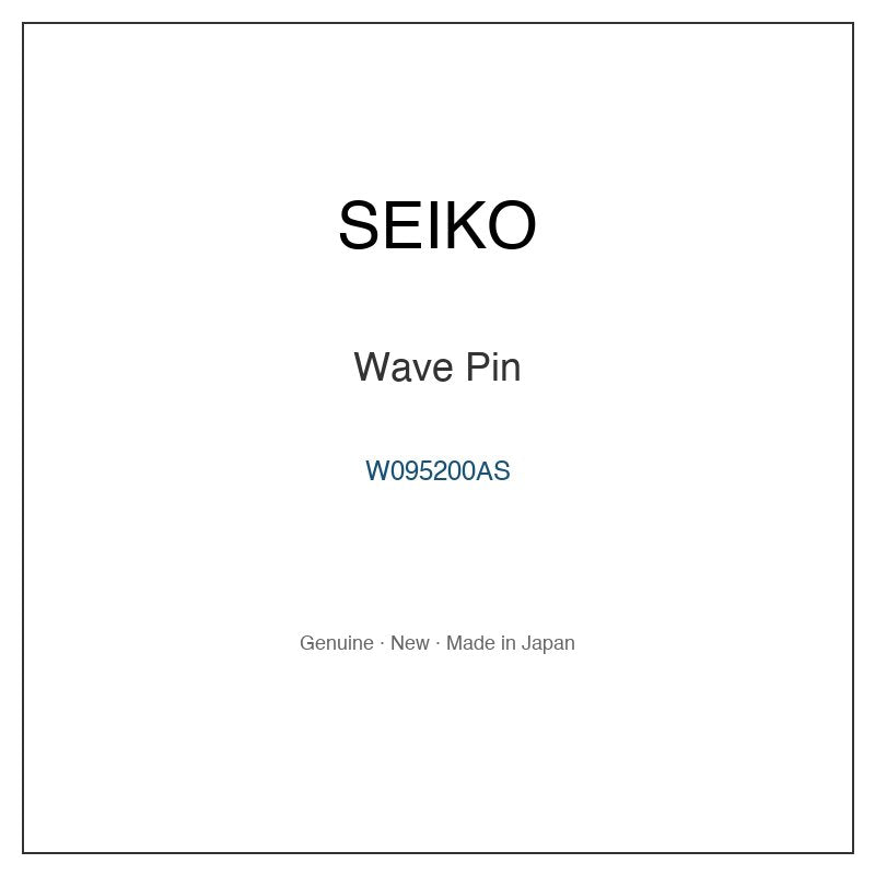 SEIKO W095200AS Watch Parts