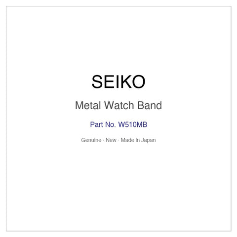 SEIKO W510MB Metal Watch Band for SZET003 and More Models
