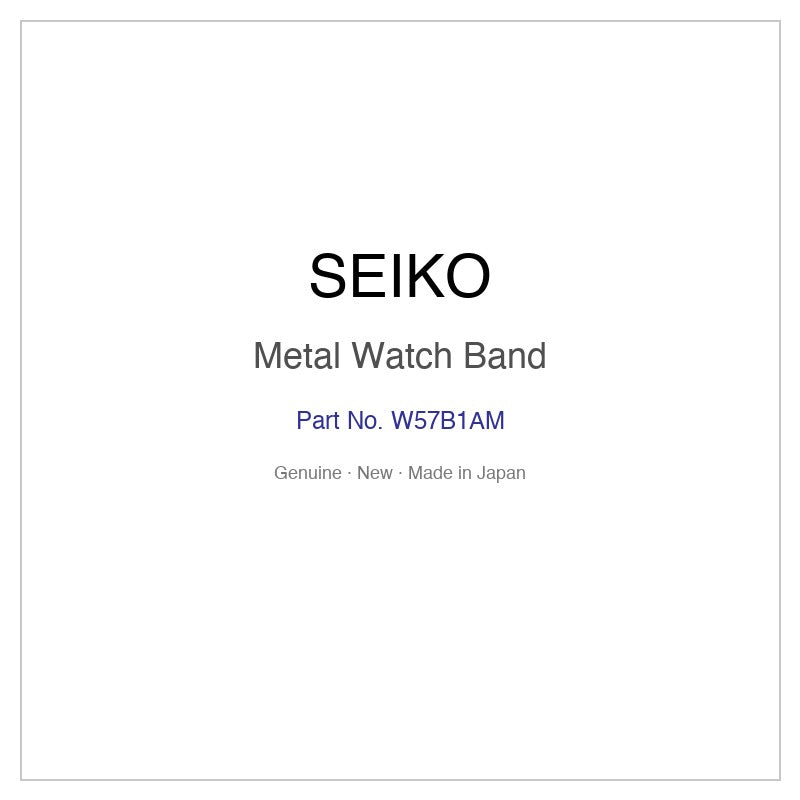 SEIKO W57B1AM Metal Watch Band for SZPH019 SZPH020 and More Models