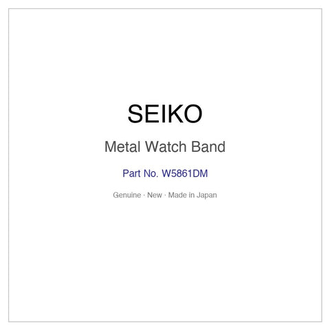 SEIKO W5861DM Metal Watch Band for SZQV012 and More Models