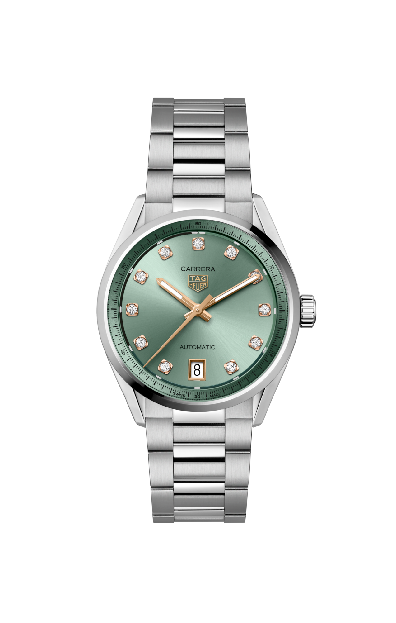 TAG Heuer WBN2317.BA0001 Watch - Elegant Stainless Steel Chronograph Sapphire Crystal Water Resistant 100m (Image 2)