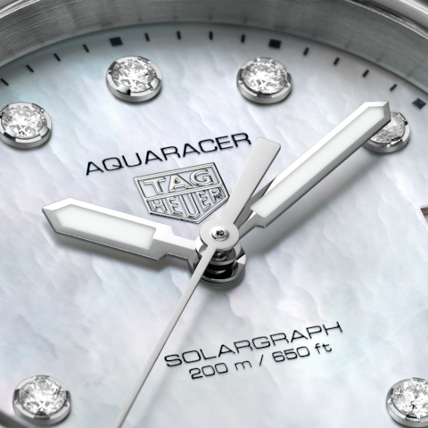 TAG Heuer WBP1313.BA0005 Watch - Swiss Made Automatic Chronograph 300m Water Resistant Stainless Steel Elegant Design