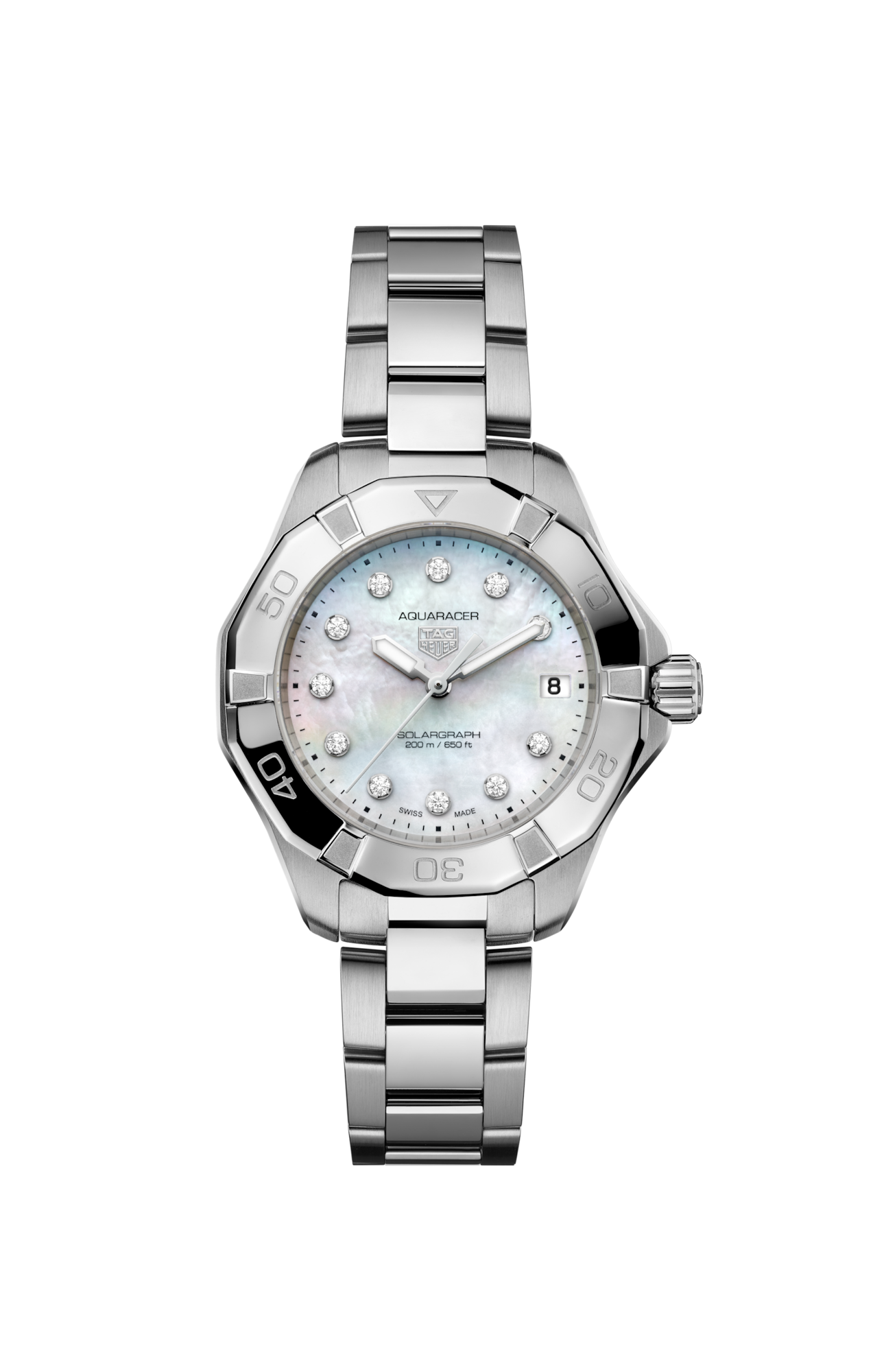 TAG Heuer WBP1313.BA0005 Watch - Swiss Made Automatic Chronograph 300m Water Resistant Stainless Steel Elegant Design (Image 