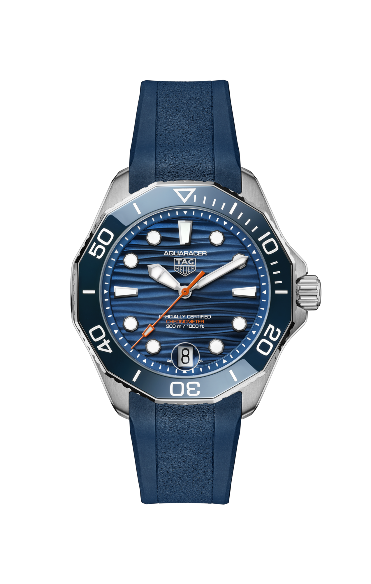 TAG Heuer WBP5111.FT6259 Watch - Swiss Quartz Movement Water Resistant 300m Black Rubber Strap Stylish Design