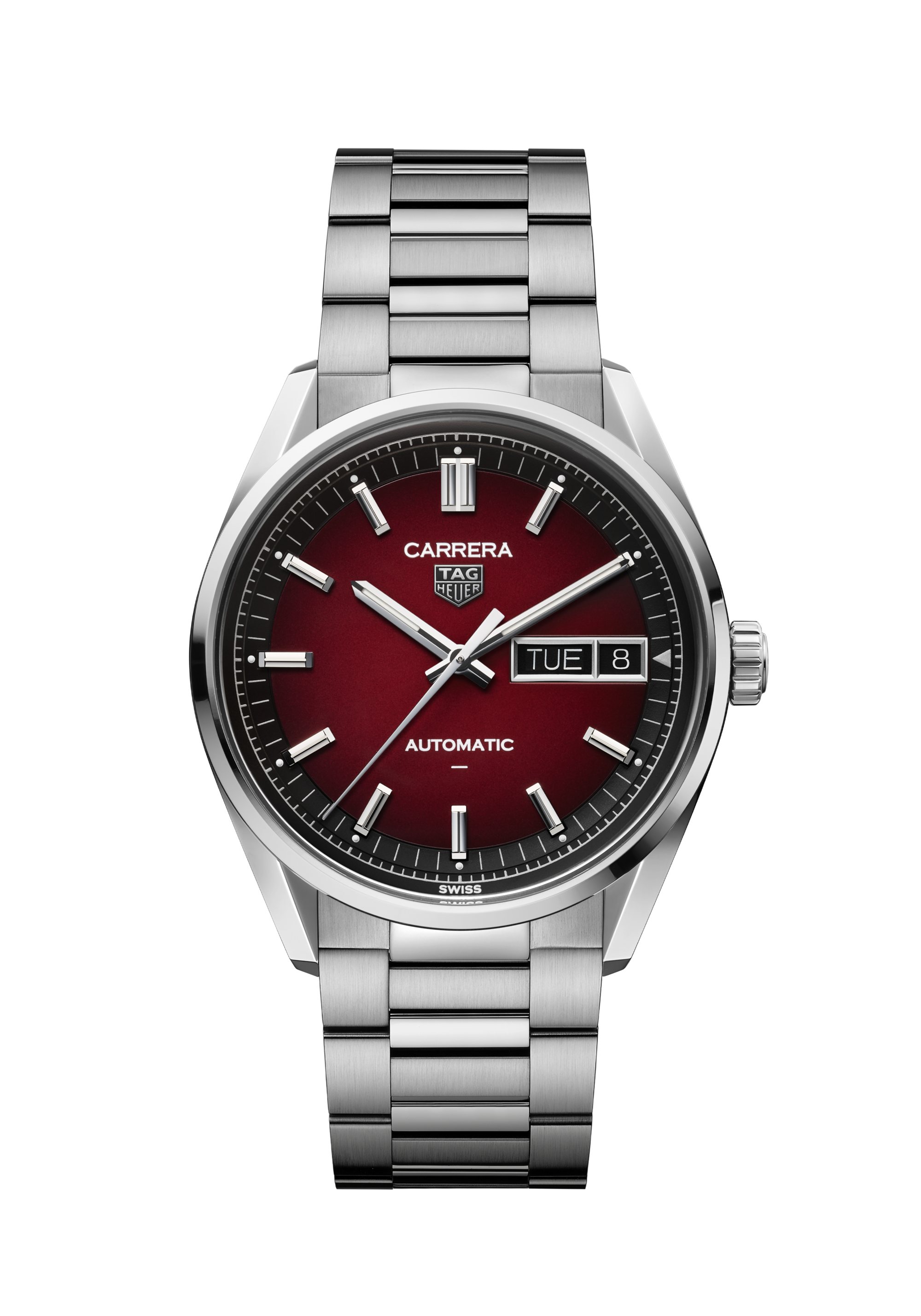TAG Heuer WDA2113.BA0043 Watch - Swiss Automatic Movement Stainless Steel Case Sapphire Crystal Water Resistant