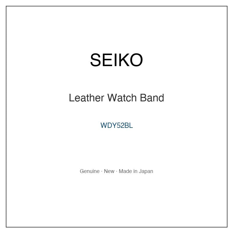 SEIKO WDY52BL Watch Parts