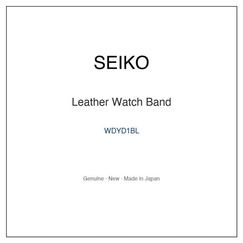 SEIKO WDYD1BL Watch Parts