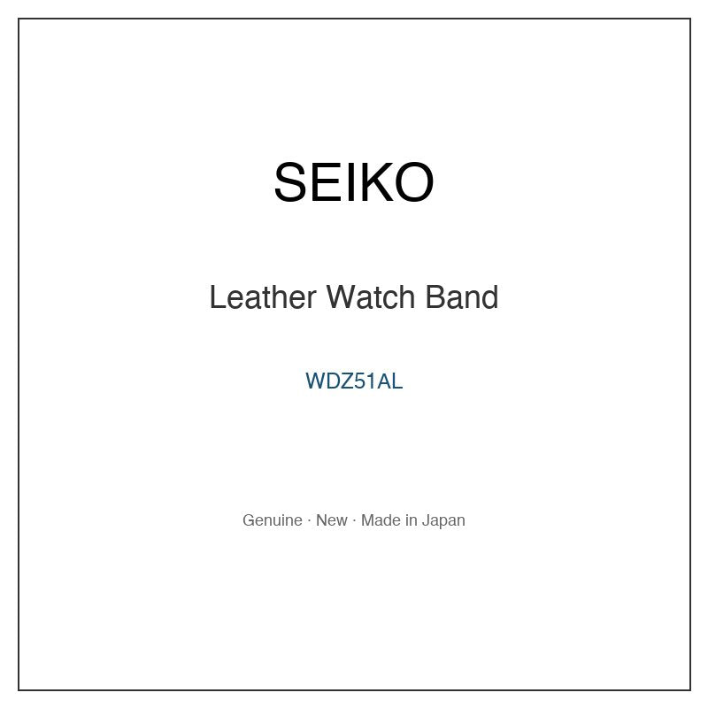 SEIKO WDZ51AL Watch Parts