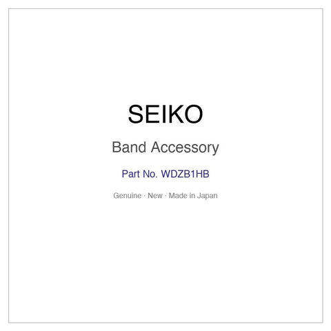 SEIKO WDZB1HB Band Accessory for SVBR03F and More Models