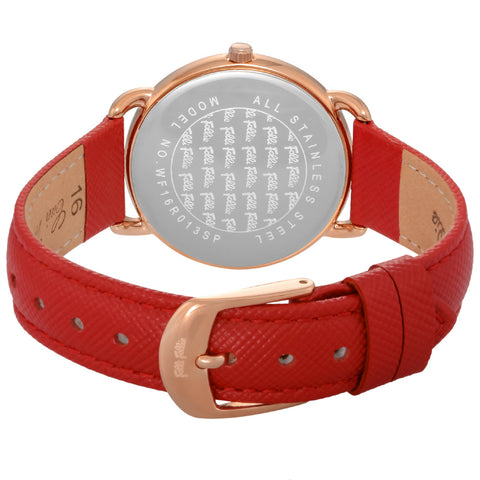 WF16R013SPSDR Perfect Match Stylish Design Water Resistant Quartz Movement Durable Stainless Steel Band