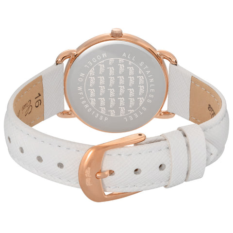 WF16R013SPSWH Perfect Match Stylish Design Water Resistant Quartz Movement Durable Stainless Steel Band
