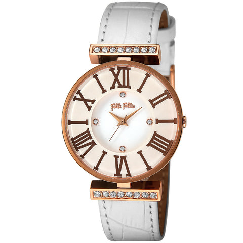 WF1B029SSSWH Dynasty Elegant Design Stainless Steel Case Water Resistant Quartz Movement