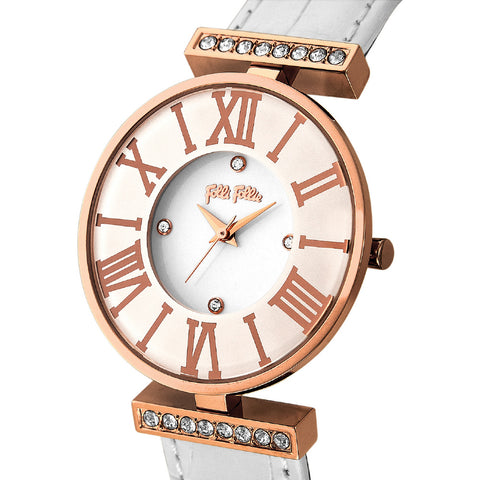 WF1B029SSSWH Dynasty Elegant Design Stainless Steel Case Water Resistant Quartz Movement