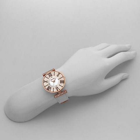 WF1B029SSSWH Dynasty Elegant Design Stainless Steel Case Water Resistant Quartz Movement