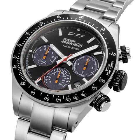 Angel Clover WM40-BK Wangan Midnight Collaboration Blackbird Model 1 Year Warranty Stylish Design Water Resistant