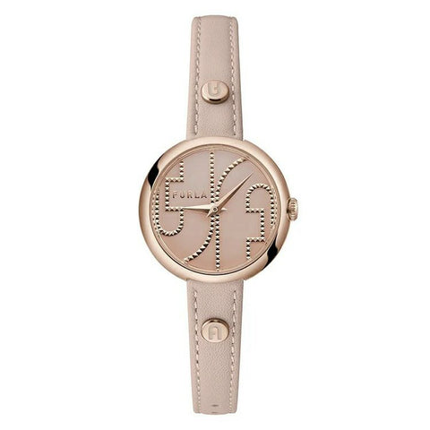 FURLA WW00005012L3 Watch - Cozy Design Pink Leather Strap 2-Year Warranty Stylish and Elegant Timepiece