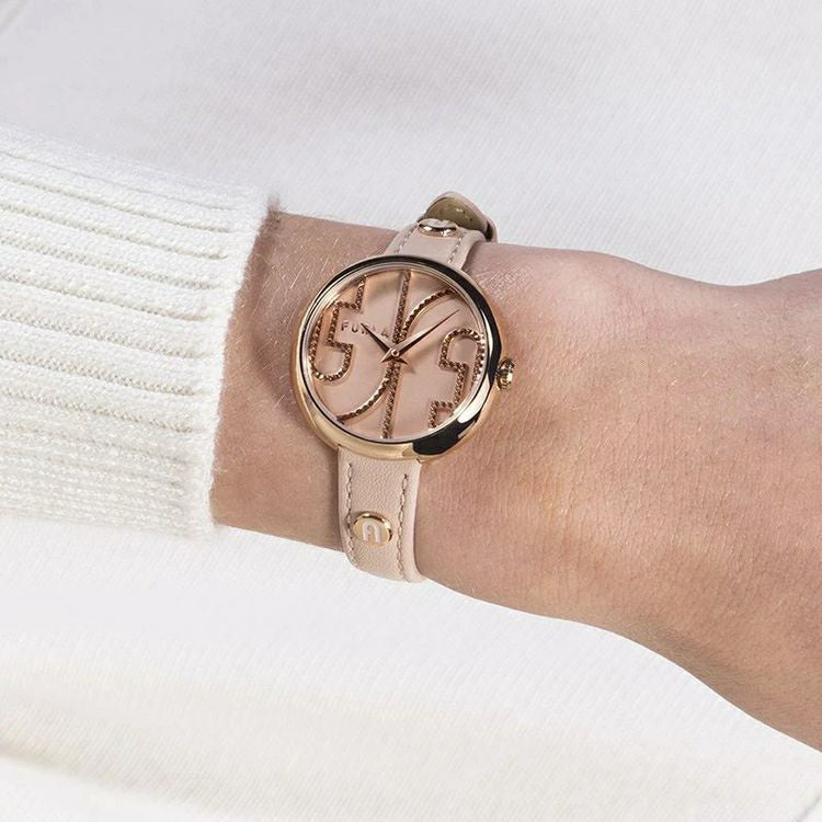 FURLA WW00005012L3 Watch - Cozy Design Pink Leather Strap 2-Year Warranty Stylish and Elegant Timepiece (Image 4)