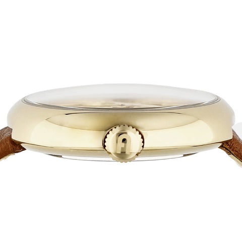 WW00005014L2 FURLA COSY Brown Genuine Leather 2-Year Warranty Stylish Design Versatile Wear