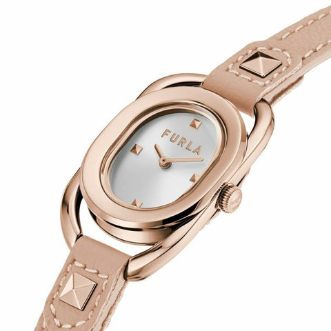 FURLA WW00008003L3 Watch - Stylish Silver Design 2-Year Warranty Elegant Studded Index Watch (Image 3)