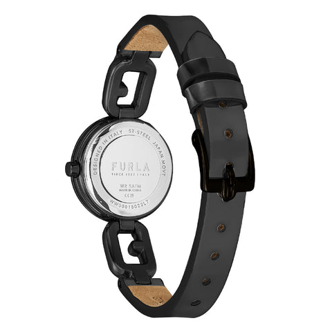 WW00015022L7 FURLA ARCO CHAIN 2-Year Warranty Black Elegant Design Durable Materials Stylish Accessory