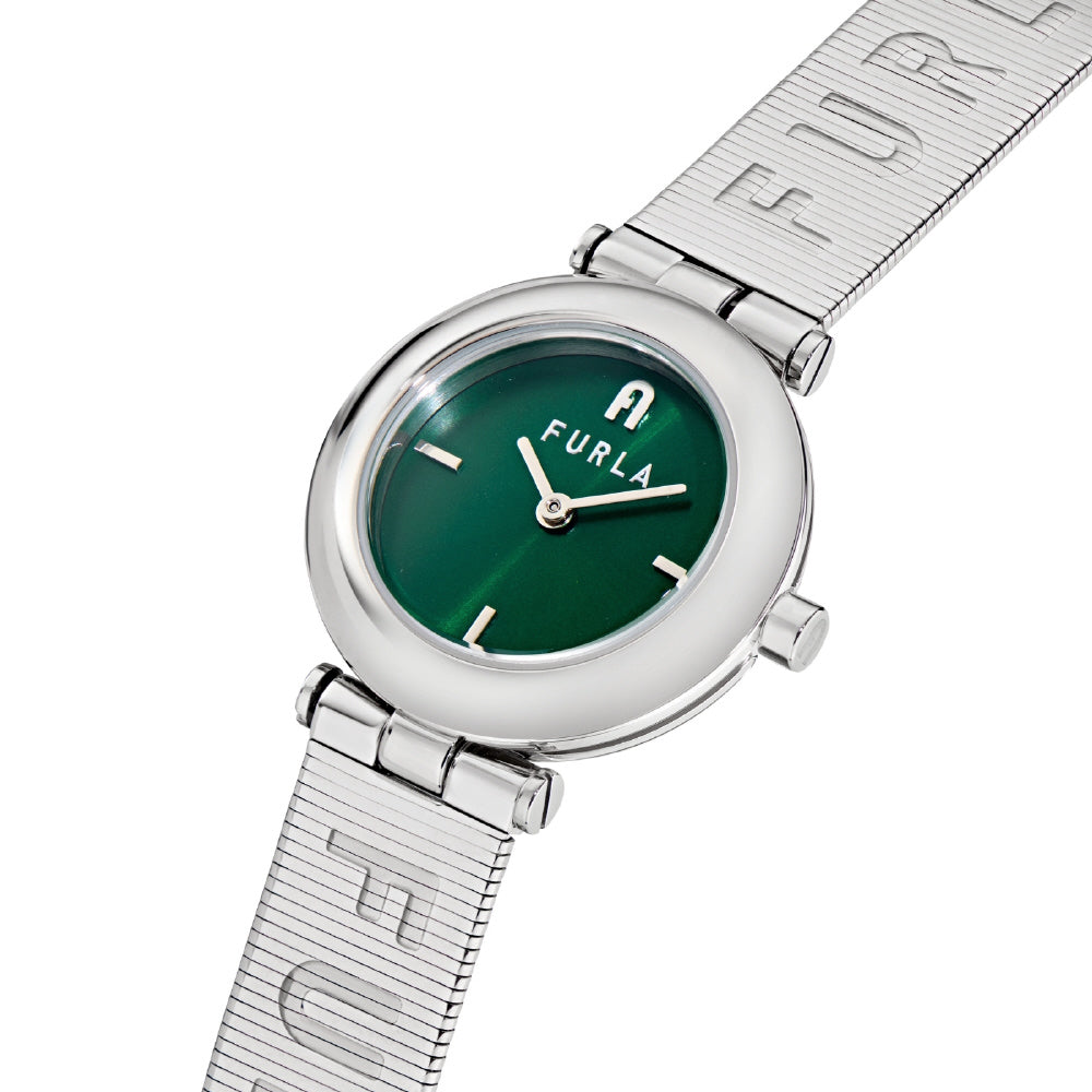IPPO JAPAN WATCH WW00015027L1 Watch - FURLA PIUMA Silver 2-Year Warranty Elegant Design Water Resistant Stylish Timepiece (Im