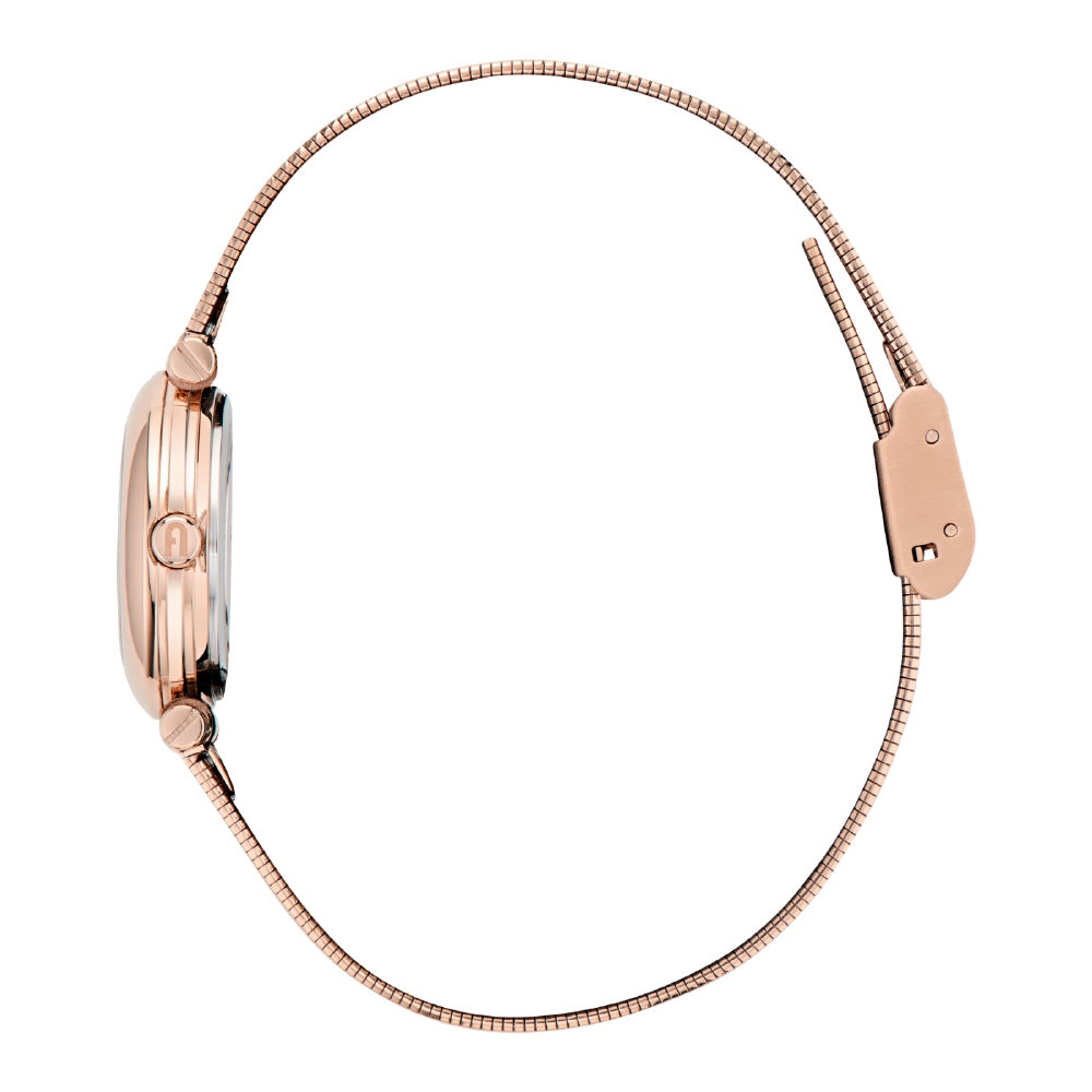 IPPO JAPAN WATCH WW00015029L3 Watch - FURLA PIUMA Elegant Pink Gold Finish 2-Year Warranty Stylish Design Water Resistant (Im