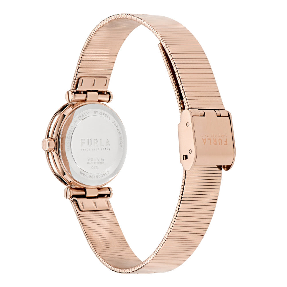 IPPO JAPAN WATCH WW00015029L3 Watch - FURLA PIUMA Elegant Pink Gold Finish 2-Year Warranty Stylish Design Water Resistant (Im