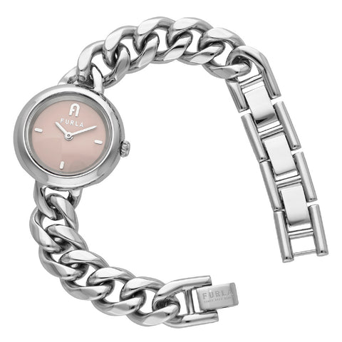 IPPO JAPAN WATCH WW00019007L1 Watch - FURLA CHAIN ROUND Stylish Pink Design 2-Year Warranty Authentic Quality (Image 4)