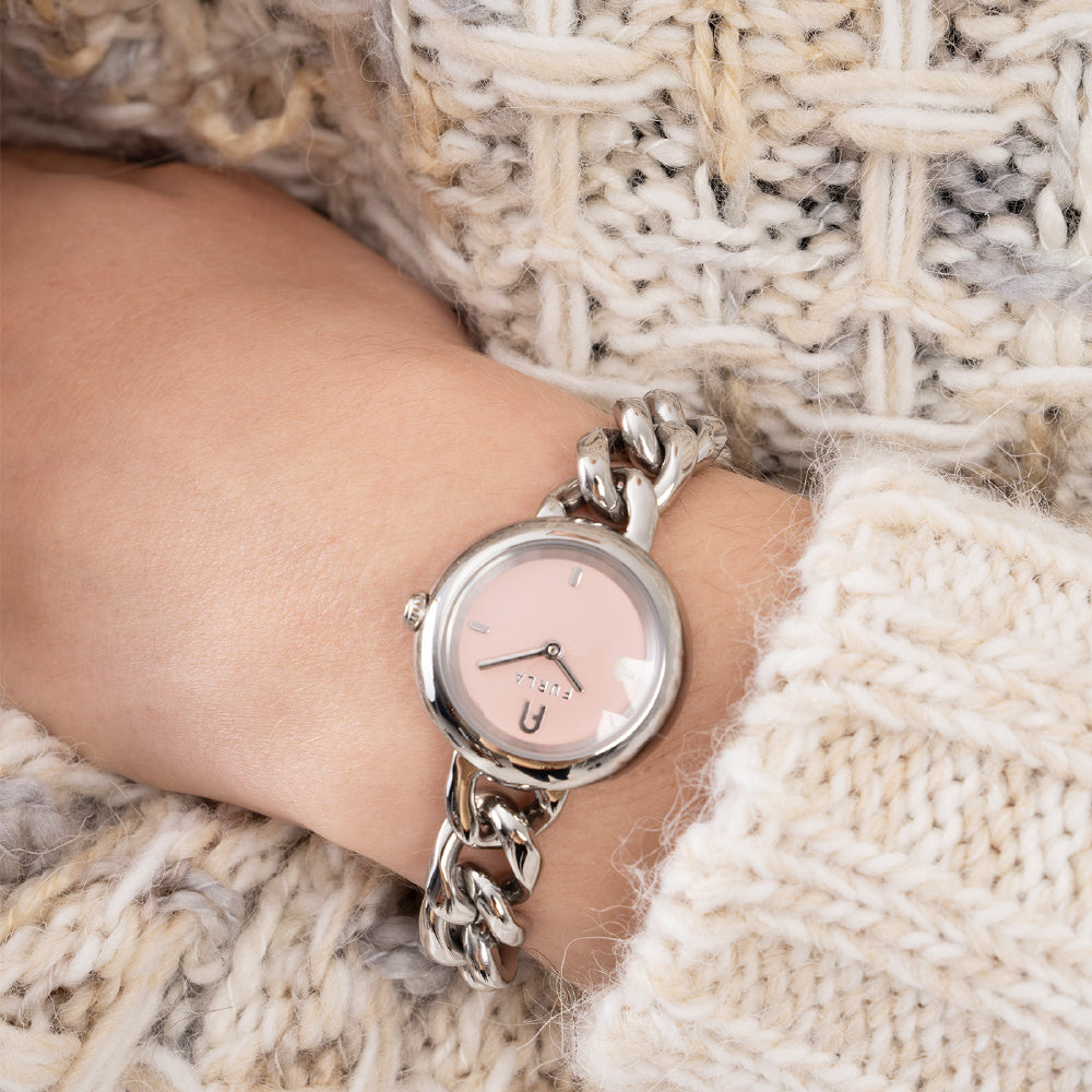 IPPO JAPAN WATCH WW00019007L1 Watch - FURLA CHAIN ROUND Stylish Pink Design 2-Year Warranty Authentic Quality (Image 7)