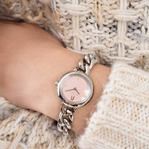 IPPO JAPAN WATCH WW00019007L1 Watch - FURLA CHAIN ROUND Stylish Pink Design 2-Year Warranty Authentic Quality (Image 7)