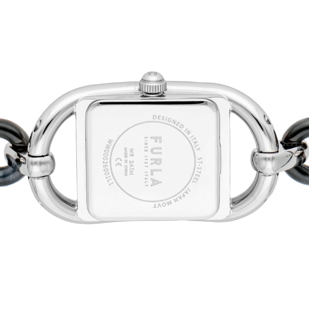 IPPO JAPAN WATCH WW00026001L1 Watch - FURLA CHAIN SQUARE Silver 2-Year Warranty Authentic Luxury Design Stylish Accessory (Im