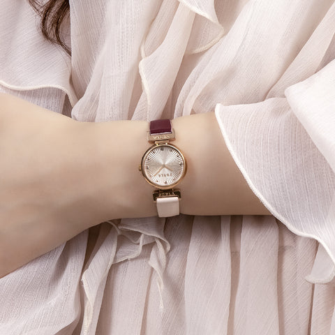 Furla WW00069004L3 Twist Light Pink/Burgundy Genuine Leather 2-Year Warranty Stylish Design Elegant Finish