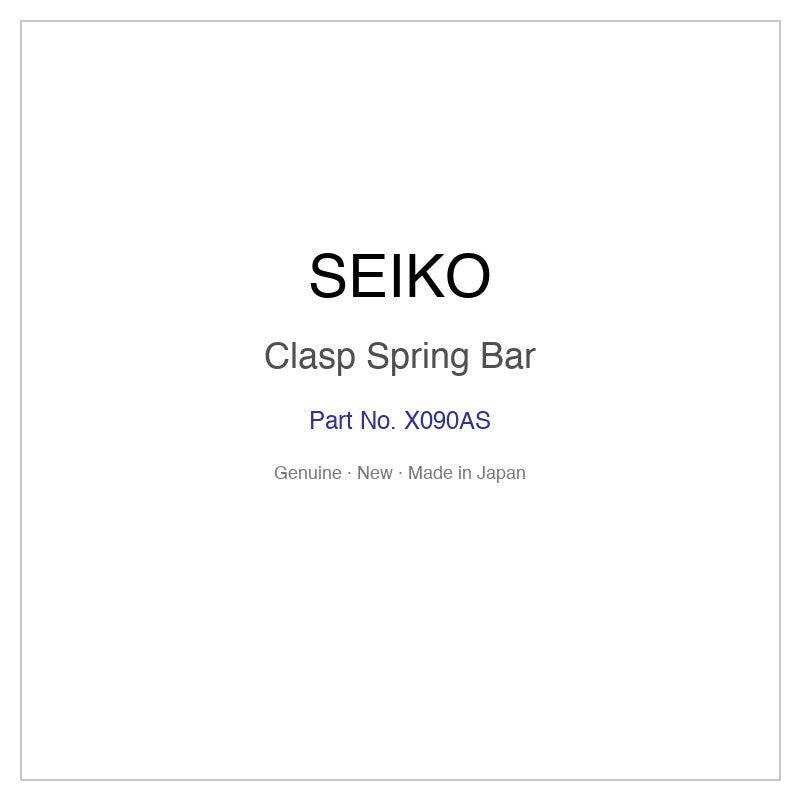SEIKO X090AS Clasp Spring Bar for SSQV00C SSQV019 SSQV020 SSQV020J SSQV024 and More Models