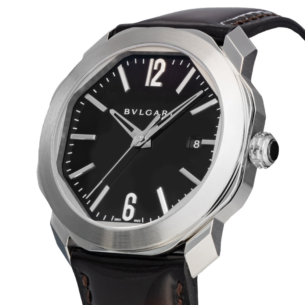 BVLGARI OC41C1SLD/X Watch - Octo Roma 2-Year Warranty Black - Luxury Timepiece with Elegant Design (Image 2)