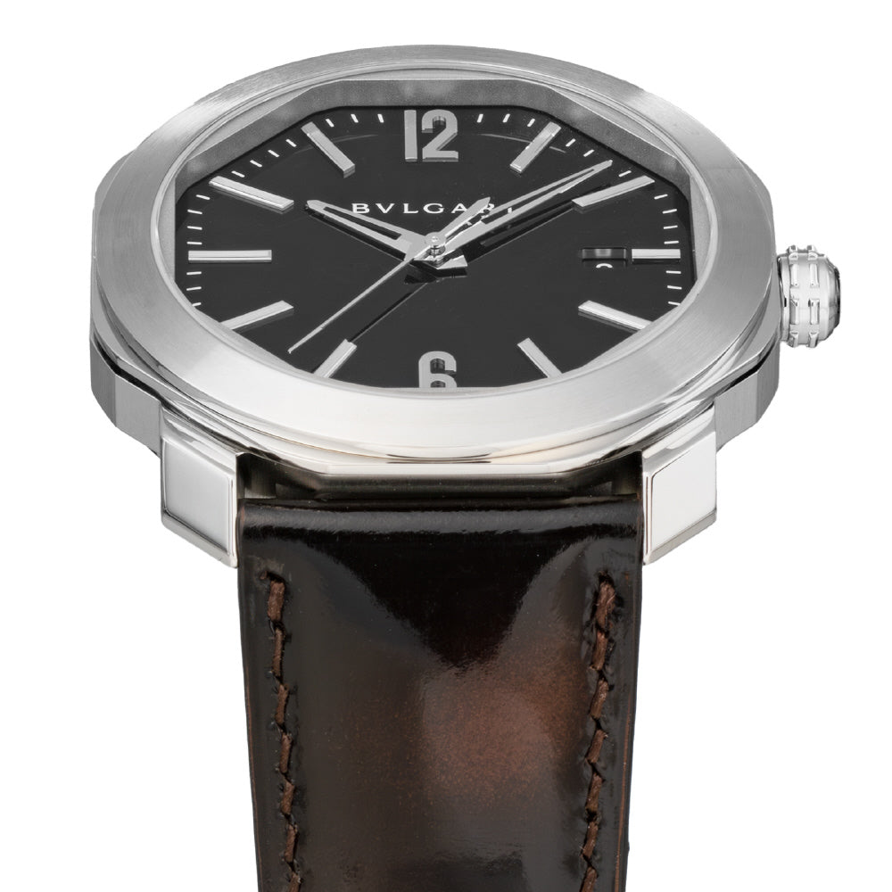 BVLGARI OC41C1SLD/X Watch - Octo Roma 2-Year Warranty Black - Luxury Timepiece with Elegant Design (Image 3)