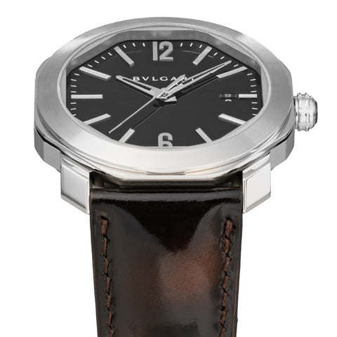 BVLGARI OC41C1SLD/X Watch - Octo Roma 2-Year Warranty Black - Luxury Timepiece with Elegant Design (Image 3)