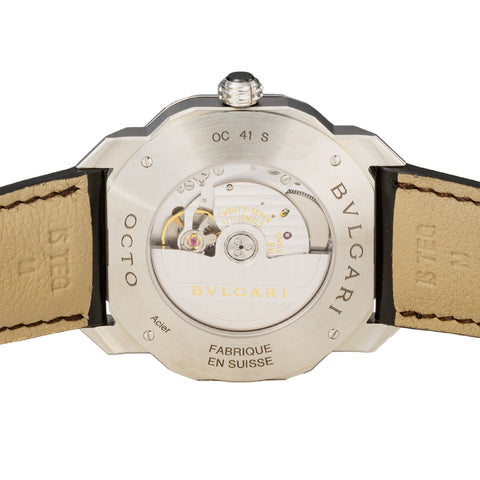 BVLGARI OC41C1SLD/X Watch - Octo Roma 2-Year Warranty Black - Luxury Timepiece with Elegant Design (Image 5)