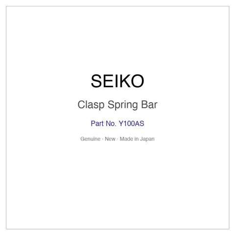 SEIKO Y100AS Clasp Spring Bar for SSQW001 SSQW003 SSQW004 SSQW005 SSQW006 and More Models