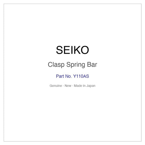 SEIKO Y110AS Clasp Spring Bar for SWCW001 SWCW003 SWCW005 SWCW031 SWCW033 and More Models