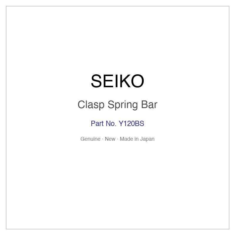 SEIKO Y120BS Clasp Spring Bar for SSDY005 SSDY007 SSDY008 and More Models